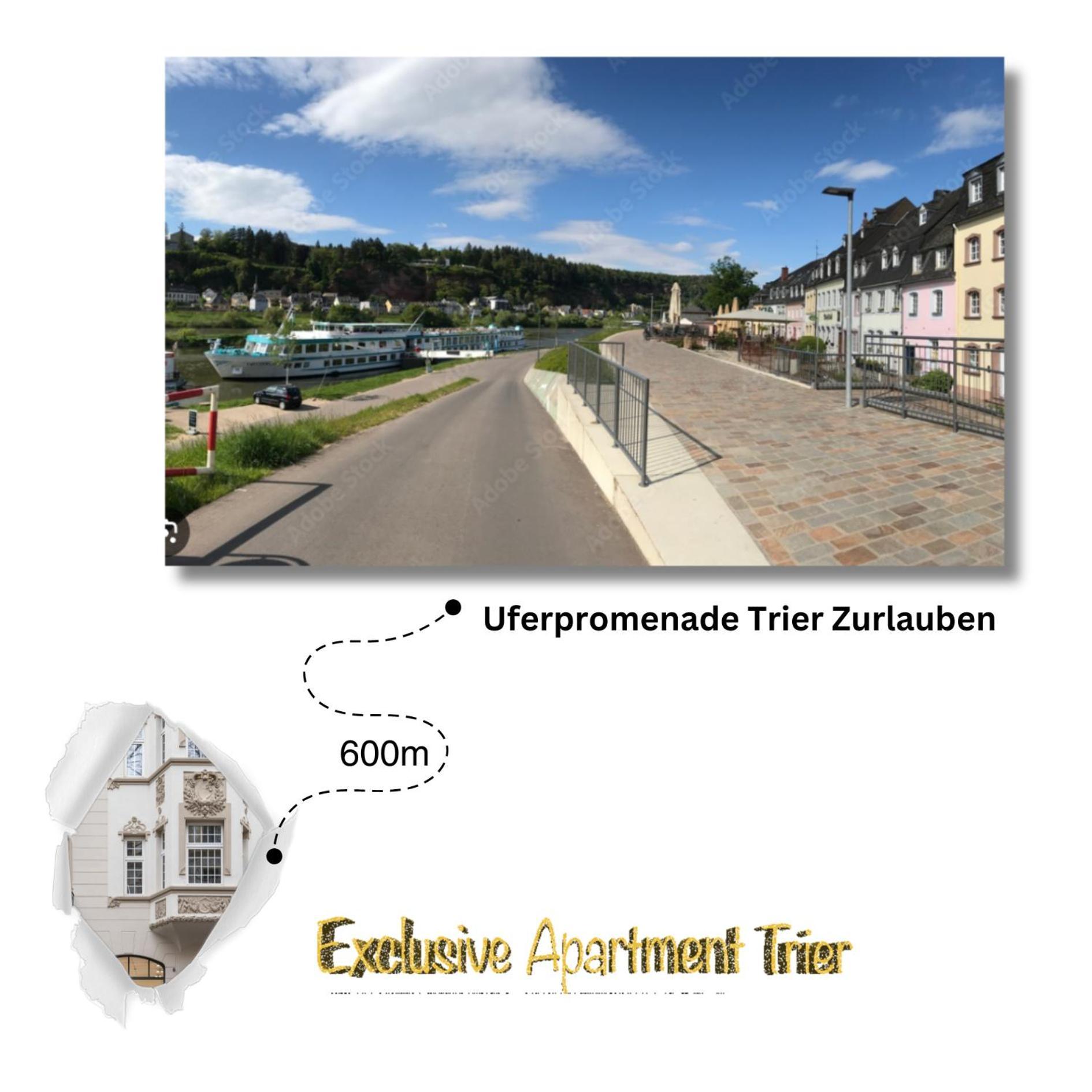 Modern Elegance In Historical City Center Трир Екстериор снимка